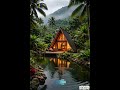 Premium steel structure Aframe cabin