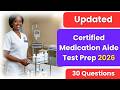 Certified Medication Aide Test Prep 2026 | 30 Updated Practice Questions