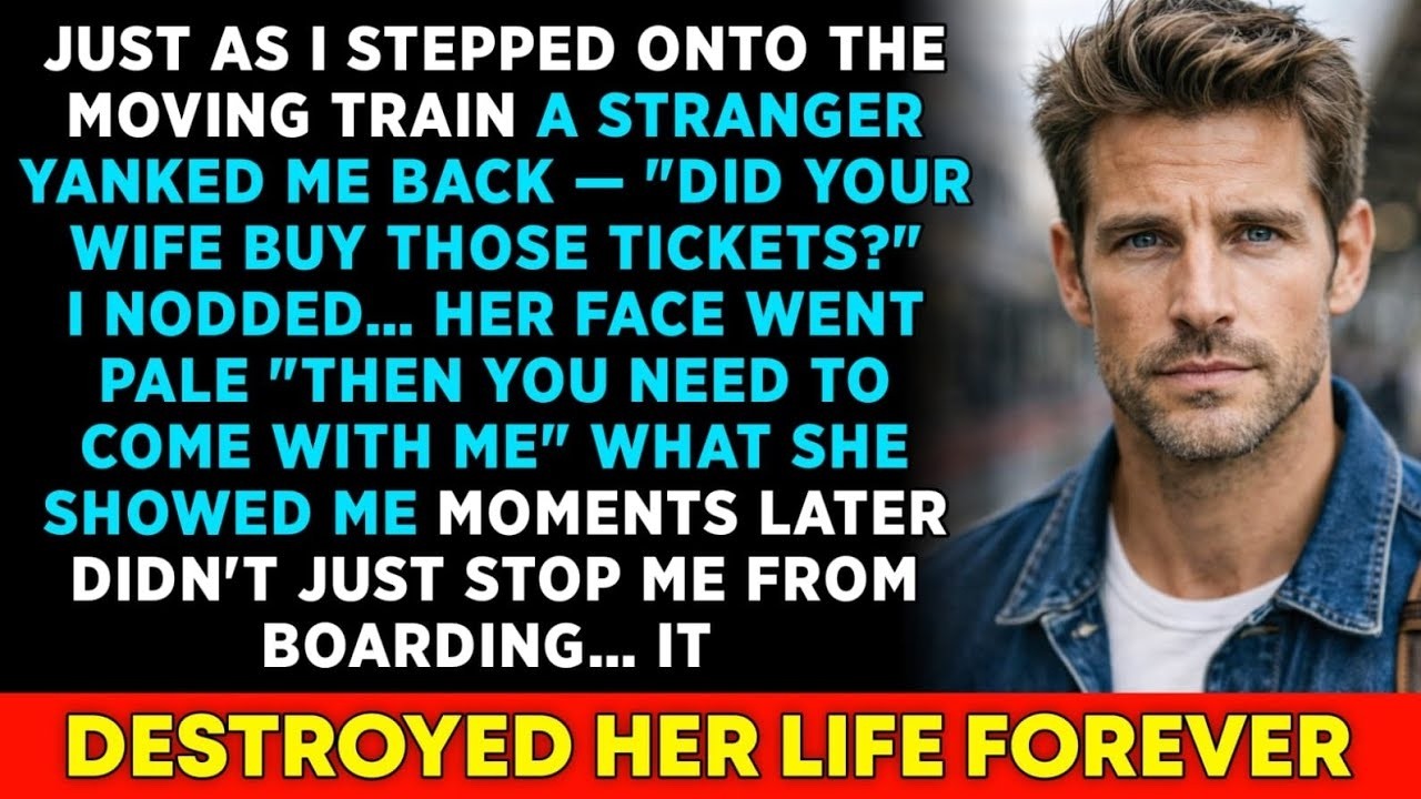 Did Your WIFE Buy Those Tickets? Don't Go With That Train, Someone Suddenly Grabbed My Hand & Shou..