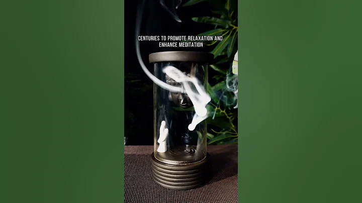 Buddha Backflow Incense Burner.  #incense #incenseburner  #zen #sandalwood #satisfying #shorts