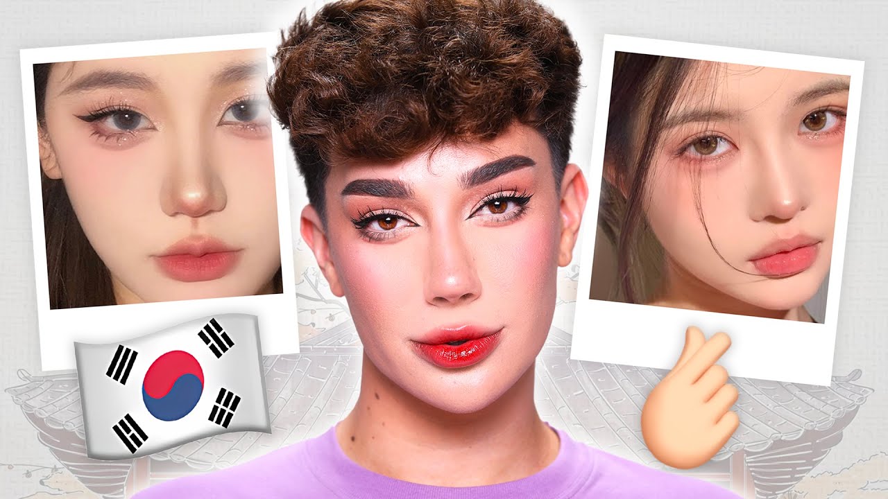 ⁣TRYING A FULL FACE OF KOREAN MAKEUP! 🇰🇷