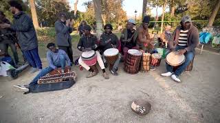 African Drummers in Barcelona
