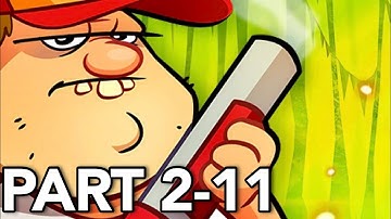 Swamp Attack Episode 2 Level 11 Walkthrough Gameplay - Crocodile Cataclysm