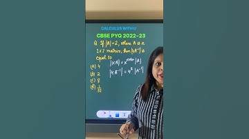 Matrices determinant | Class 12 Maths | CBSE Boards|  #shorts_ #integration #calculuswithij