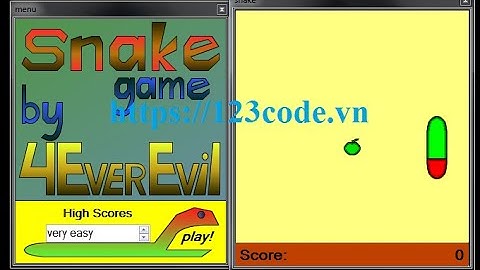 share code rắn săn mồi – snake vb.net