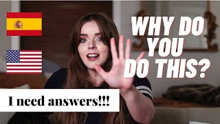 5 QUESTIONS FOR SPANIARDS | 5 Preguntas Para Españoles | From an American Girl!