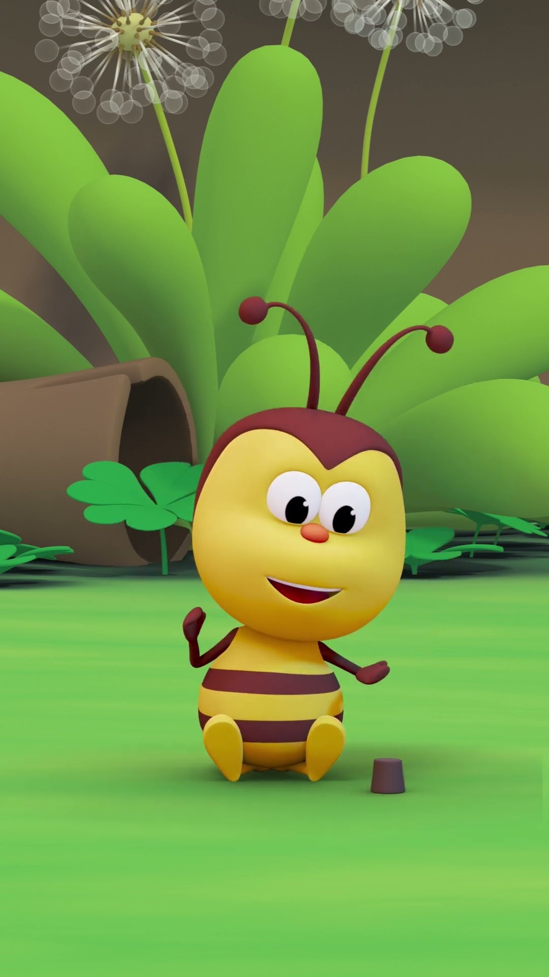 Juego de Vasos Con LA ABEJA BE-BE #shorts #bichikids