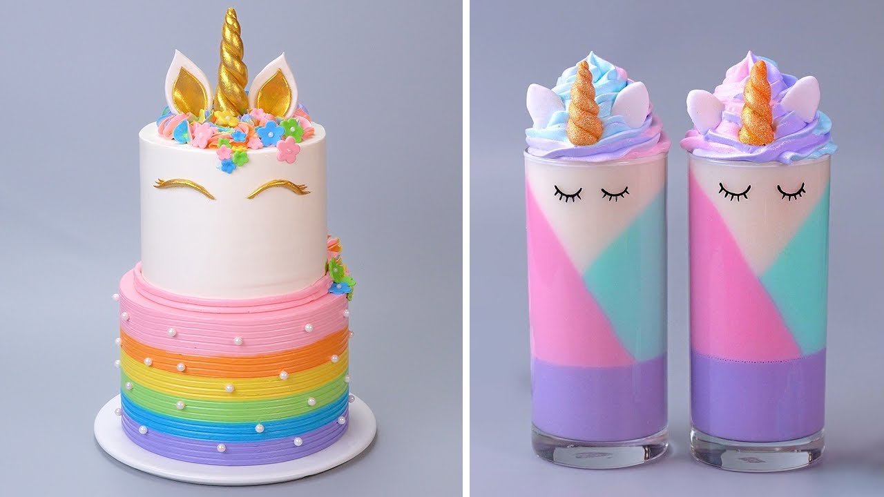 Easy & Perfect Unicorn Cake Decorating Ideas | Beautiful Colorful ...