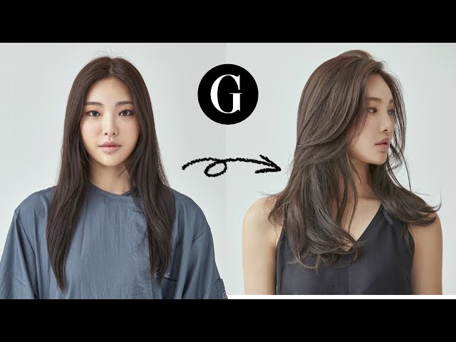 [그라피TV] 긴머리 가볍게 커트하기 Asian hairstyle Korean womans long layered haircut