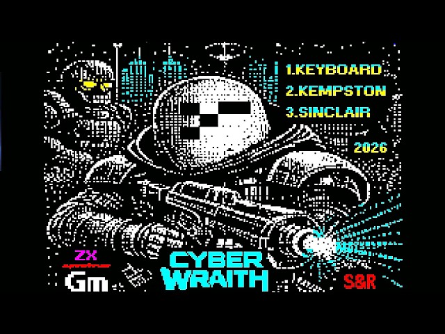 CYBER WRAITH (2026) - ZX Spectrum 128K game! - DVDfeverGames - YouTube