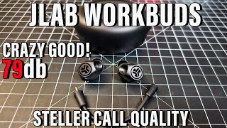 Transforming Earbuds FOR WORK \& PLAY!  JLAB Work Buds Great for Calls!