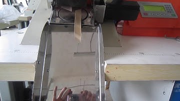 Ultrasonic ribbon trapezoid shape cutting machine