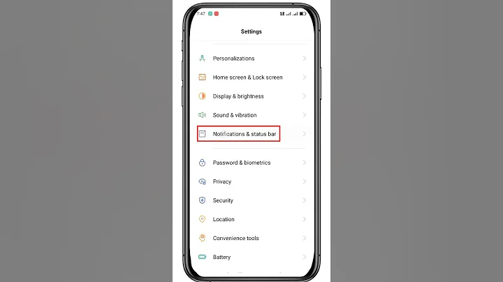 How to Show battery Percentage in Realme #realme #battery #percentage #shorts