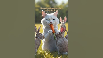 😹 A Cat Tries to Become a Rabbit… and Fails Hilariously! 🐇 | Funny Animal Story