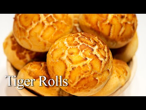 Tiger rolls, light, crispy, and delicious, very easy to make.