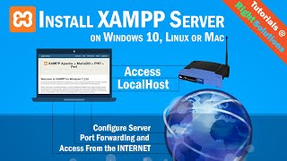 How to Install XAMPP Server on Windows or Mac & Configure xampp server to access from the internet