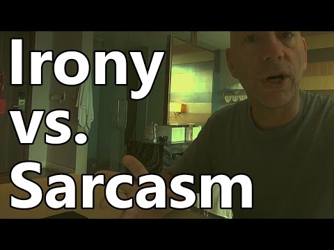 Irony vs Sarcasm-차이점은 무엇입니까?