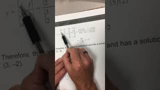 MM 6.2 Cramer's Rule Introduction