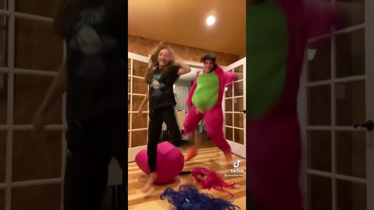 Barney Theme Song Remix Dance Gone Wrong But Funnier Tiktok Video By Joealbanese 