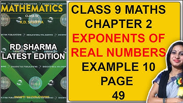 RD Sharma Class 9 Maths Chapter 2 Example 10 | Page no 49 | 9th Class Maths RD Sharma Solution
