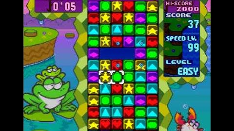 Tetris Attack Frog (combos)