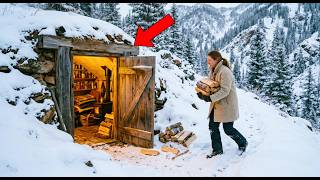 Kicked Out After The Funeral, She Built Into A Hillside — The Blizzard Couldn't Find Her