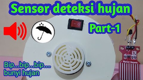 Alat deteksi hujan| 雨☔検知計器