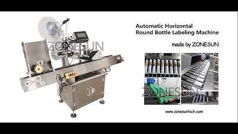 How To Use Automatic Horizontal Round Bottle Labeling Machine
