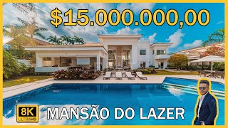 MANSÃO FANTASTICA DE R$15.000.000,00 NO JARDIM ACAPULCO NO GUARUJÁ - LITORAL DE SÃO PAULO
