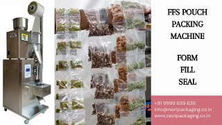 Automatic FFS Pouch Packing Machine | Almond, mukwas, supari, coffee, haldi, elaichi pouch packing