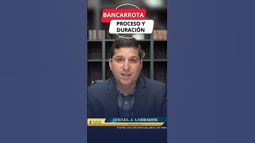 Declararse en bancarrota ¿cómo funciona y cuánto tiempo se toma?