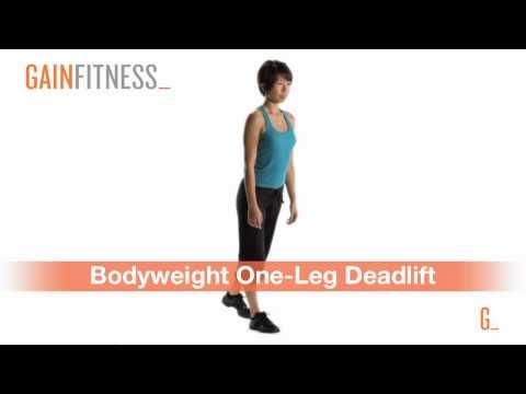 Bodyweight One-Leg Deadlift