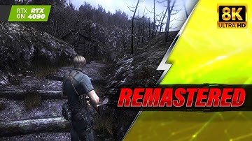 [8K] Resident Evil 4 REMASTERED Ultra Textures, Ray Tracing Immersive Gameplay