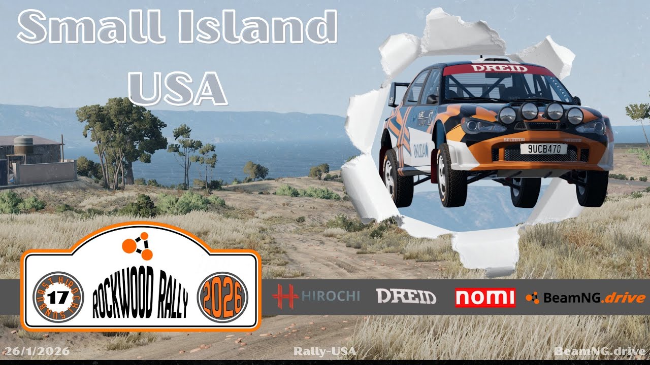 BeamNG drive Rockwood rally stage 3:17.777 Hirochi Sunburst