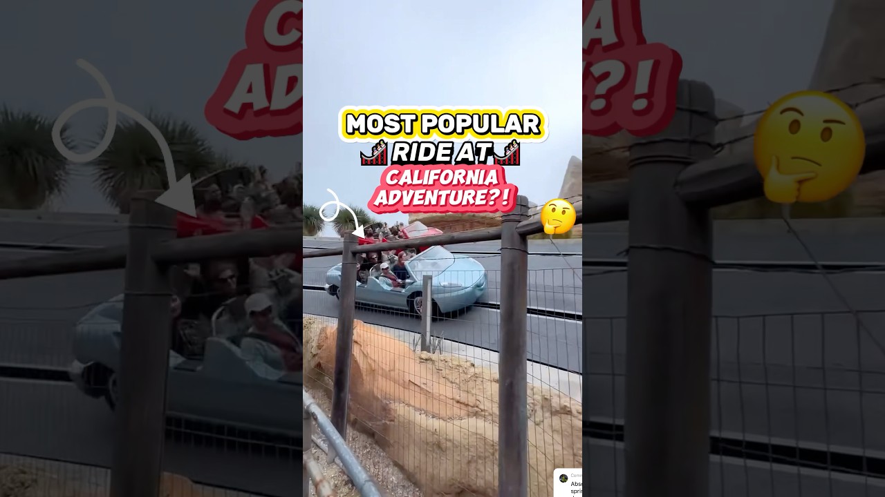 BEST Ride at California Adventure Park! 😮🚗 (Radiator Springs Racers)