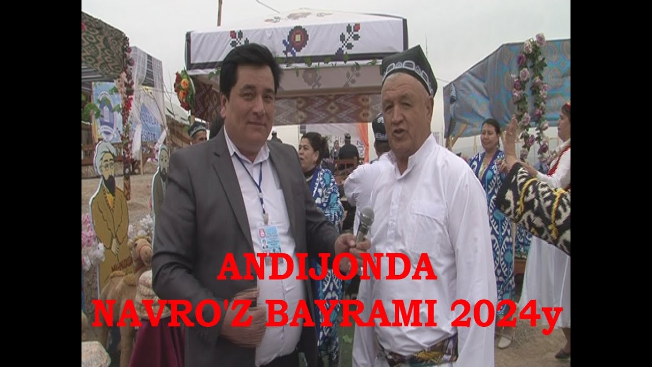 ANDIJONDA NAVRÖZ BAYRAMI 2024y SuperTVAndijon studio Tel +99891601-01-94