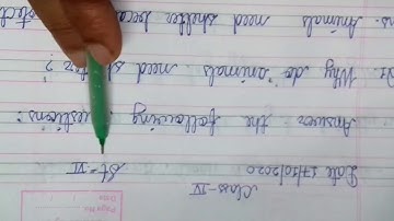 class 4 evs chapter 7 Where Animals Live Questions and answers