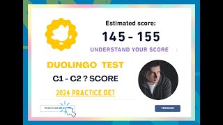 Duolingo Test High C1  C2? Score! Practice 145 155 March 2024