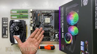 AMD Ryzen 7 3700X GIGABYTE B450 AORUS M Cooler Master MASTERLIQUID ML240R RGB GTX1660 Super PC Build