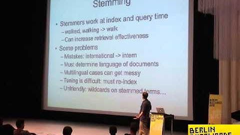 Berlin Buzzwords 2010: Robert Muir - Finite-State Queries in Lucene #bbuzz