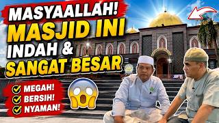 Masya Allah Masjid Qubah Mas Besar Bernuansa Timur Tengah  wisatareligi 