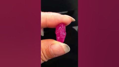 Tinh thể ruby Yên Bái màu đẹp #ruby #love