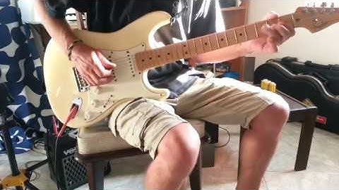 LAZY (Deep Purple)guitar demo : INTRO RIFF and 1st solo (i