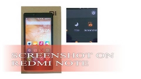 How to take Screenshot on Redmi Note or any other MIUI Xiaomi Phone