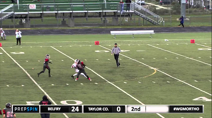 Taylor Co with huge interception
