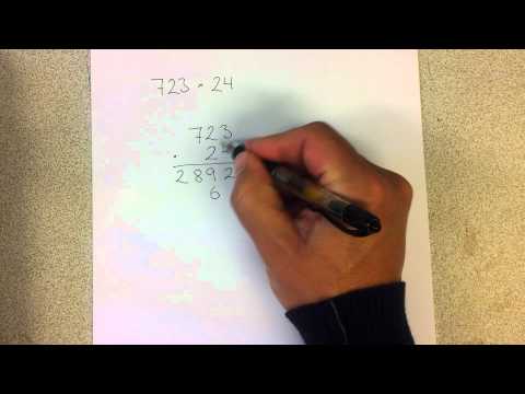 Video: Hur Man Multiplicerar Stora Nummer