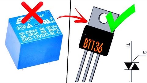 Switch using TRIAC ( BT136 ) || अब relay नही ये चलेगा || #TheElectronicsCreator