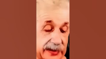 1930 Albert Einstein Explains Theory of Relativity colorized by AI Technology - Explaining " E=MC² "