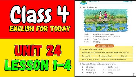 Class 4 English Unit 24 Lesson 1-5  page 48-49 || Class 4 English || চতুর্থ শ্রেণীর ইংরেজি