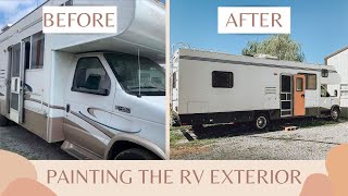 Affordable DIY RV Exterior Paint